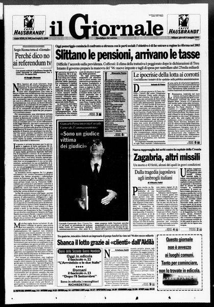 Il giornale : quotidiano del mattino